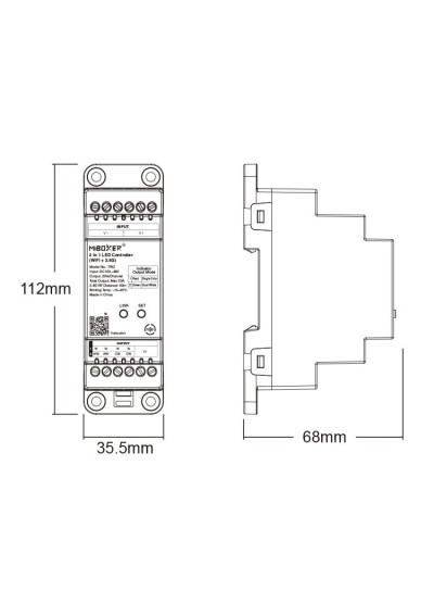 MiBoxer TW2 – 2 in 1 LED controller Wi-Fi and 2.4 GHz RF