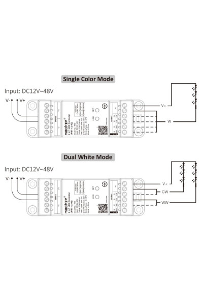 MiBoxer TW2 – 2 in 1 LED controller Wi-Fi and 2.4 GHz RF