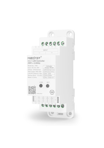 MiBoxer TW5 – 5 in 1 LED controller Wi-Fi and 2.4 GHz RF