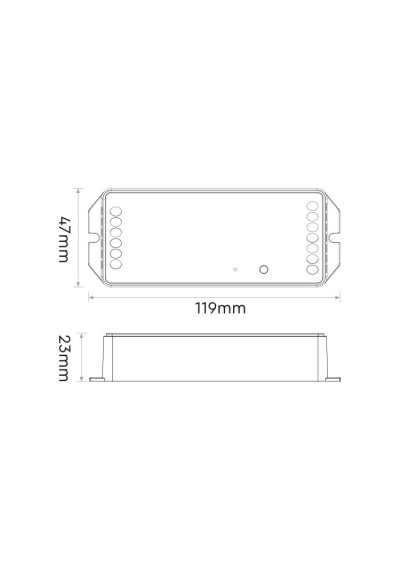 MiBoxer PW2 – 2 in 1 LED controller Wi-Fi and 2.4 GHz RF
