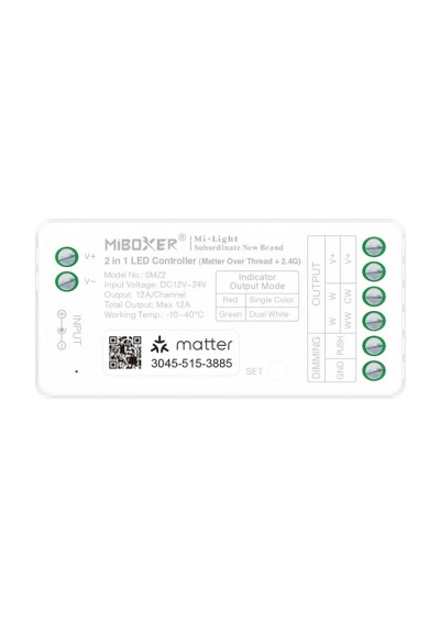 MiBoxer SMZ2 – 2 in 1 LED controller Matter over Thread