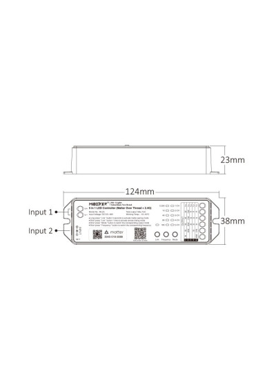 MiBoxer MLZ5 – sterownik LED 5 w 1 Matter over Thread