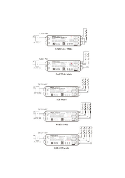 MiBoxer MLZ5 – sterownik LED 5 w 1 Matter over Thread