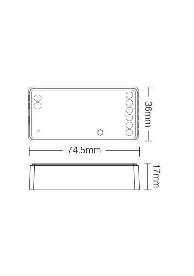 MiBoxer SR5 – 5 in 1 LED controller 2.4 GHz RF