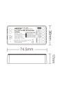 MiBoxer LC3-RF – 3 in 1 LED controller 2.4 GHz RF