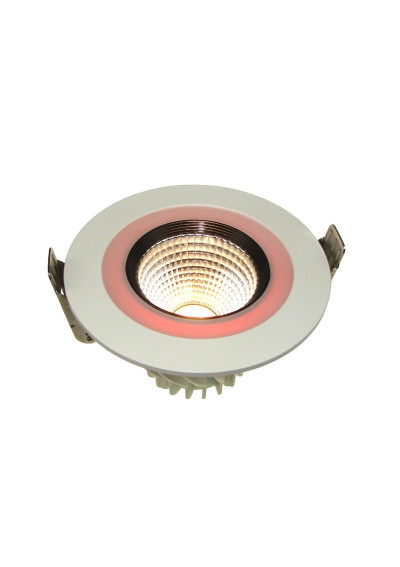 Auralis LED COB 7W+3W – luminaire with illuminated red ring