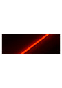 Fragment czerwonej taśmy LED COB
