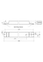 Dimensional drawing LCA 35W 150-700mA one4all lp PRE