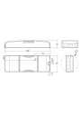 Rysunek wymiarowy LC 10W 150-400mA flexC SR EXC