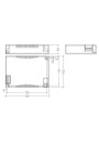 Rysunek wymiarowy LCA 100W 1100-2100mA one4all C PRE