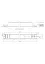 Dimensional drawing LC 150W 200-1050mA sl EXC