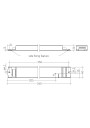 Rysunek wymiarowy LCA 100W 350-1050mA 4xCH lp PRE