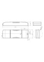Rysunek wymiarowy LCA 38W 350-1050mA DT8 SR PRE