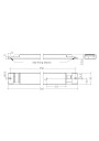Dimensional drawing LC 50W 100-400mA 140V o4a NF h11 PRE3