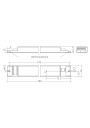 Rysunek wymiarowy LC 35W 80-400mA 95V o4a NF h16 PRE3
