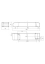 Dimensional drawing LC 200W 48V one4all NF SC EXC