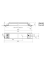 Rysunek wymiarowy LC 60W 48V one4all NF lp EXC