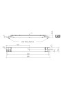Rysunek wymiarowy LC 20W 80-500mA 54V flexC NF h16 EXC4