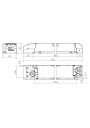 Rysunek wymiarowy LC 60W 24V one4all NF SC EXC2