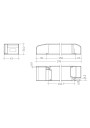 Rysunek wymiarowy LC 35/24V MTR SC PRE2