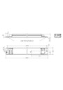 Rysunek wymiarowy LC 25W 50-350mA 230V bDW NF h16 PRE4