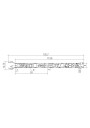 Dimensional drawing DC 48V MICRO 14W 50-700mA 42V DA NF T