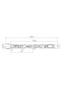 Rysunek wymiarowy DC 48V MICRO 14W 50-700mA 42V bDW NF T