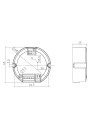 Dimensional drawing LC 15W 300-350mA 42V stepDIM R SNC3