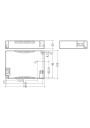 Dimensional drawing LCI 150W 2100mA TEC C