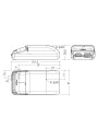 Rysunek wymiarowy LCBI 10W 500mA PHASE-CUT/1-10V SR