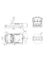 Rysunek wymiarowy LC 50W 1200mA fixC SR SNC