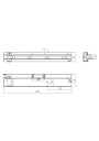 Rysunek wymiarowy LC 40W 500-1050mA 42V flexC T-B ADV