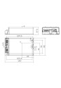 Rysunek wymiarowy LCO 135W 200-1050mA 220V NF C ADV3