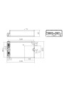 Rysunek wymiarowy LCO 200W 200-1050mA 355V NF C ADV3