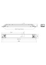 Dimensional drawing LC 34W 690-825mA 50V 0-10V fixC lp SNC UNV