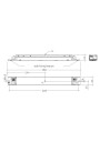 Rysunek wymiarowy LC 65W 200-350mA 210V stepDIM lp SNC