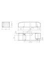 Dimensional drawing LC 60W 48V SC SNC SP