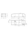 Rysunek wymiarowy LC 200W 48V SC SNC SP