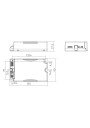 Dimensional drawing LCO 110W 200-700mA 220V pD+ NF C SNC