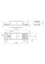Dimensional drawing LC 35W 100-1050mA 54V 0-10V NAX lp EXC2 UNV