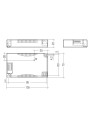 Dimensional drawing LC 25W 350-1050mA flexC C EXC