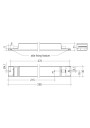 Rysunek wymiarowy LCA 75W 250-550mA one4all lp PRE