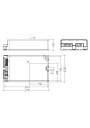 Dimensional drawing LCO 200W 200-1050mA 355V pD+ NF C PRE3