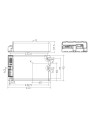Rysunek wymiarowy LCO 165W 200-1050mA 285V o4a NF C EXC3