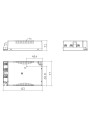 Rysunek wymiarowy LCO 40W 200-1050mA 77V cS NF C SNC