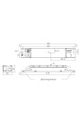 Rysunek wymiarowy LC 19W 200-350mA 54V flexC lp SNC4