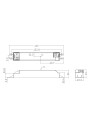 Rysunek wymiarowy LC 10W 200-350mA 29V flexC lp SNC4