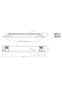 Rysunek wymiarowy LC 75W 350-500mA 167V flexC lp SNC4