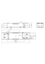 Rysunek wymiarowy LC 62W 700-1400mA 57V flexC SC SNC4