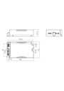Dimensional drawing LCO 110W 200-1050mA 157V pD+ NF C SNC